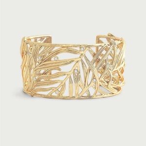 Anabel Aram Palm Leaves Cuff